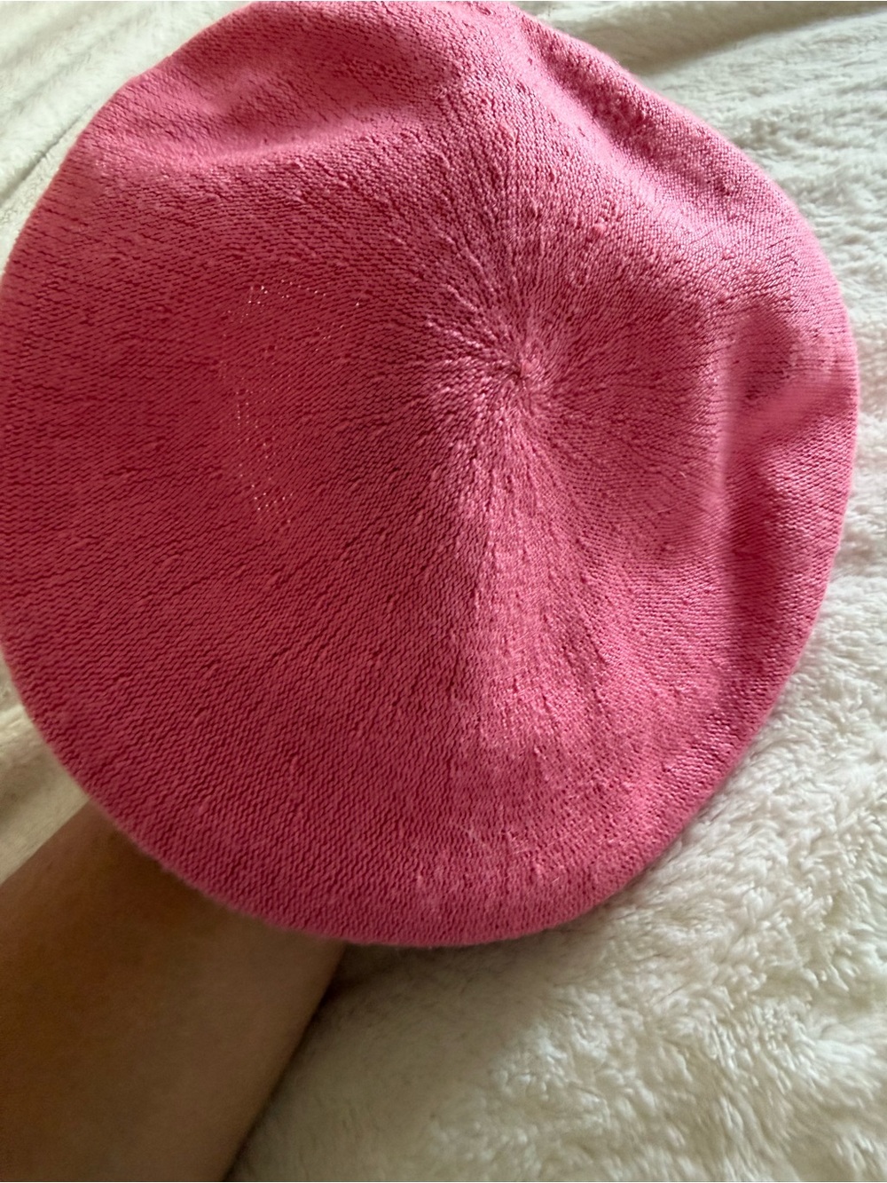 Kangol Pink Flat Cap (CAO1474 Bamboo The Geez) - Medium